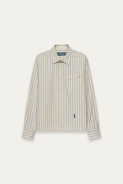 NASH LS SHIRT BEIGE STRIPE