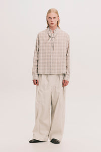 ANTONIO WIDE LEG PAINTER PANTS CANNOLI CREAM