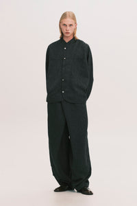 OG WIDE LEG LAMAR TROUSER GREY HERRINGBONE (NAMESAKE EXCLUSIVE)