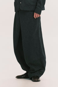 OG WIDE LEG LAMAR TROUSER GREY HERRINGBONE (NAMESAKE EXCLUSIVE)