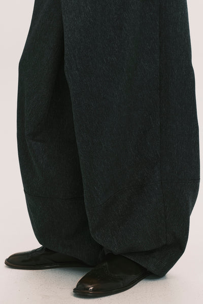 OG WIDE LEG LAMAR TROUSER GREY HERRINGBONE (NAMESAKE EXCLUSIVE)