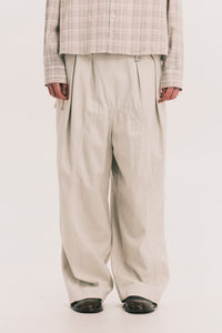 ANTONIO WIDE LEG PAINTER PANTS CANNOLI CREAM