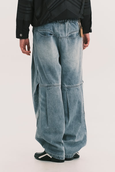 TOWSON PLEATED DENIM TROUSER LIGHT BLUE (NAMESAKE EXCLUSIVE)