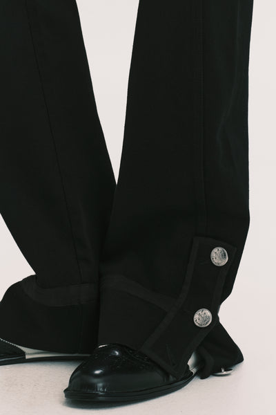 NAPO STRAIGHT SLIT JEANS EUPHORIC BLACK