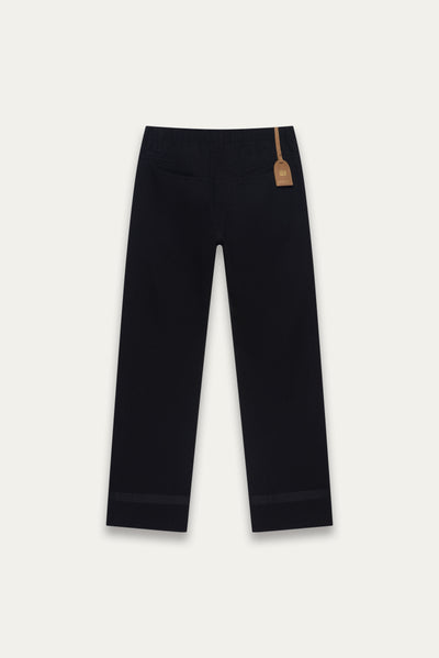 NAPO STRAIGHT SLIT JEANS EUPHORIC BLACK