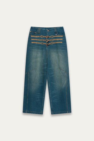 LEON DUFFLE JEANS DEPTH BLUE