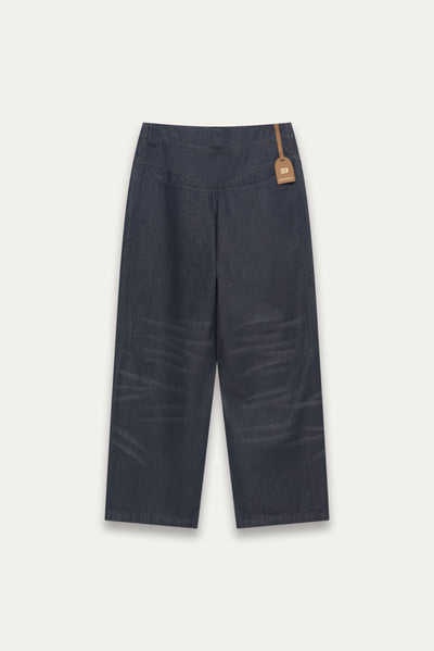 LEON DUFFLE JEANS WASHED BLACK