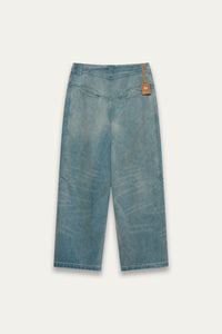 LEON DUFFLE JEANS LIGHT AQUA