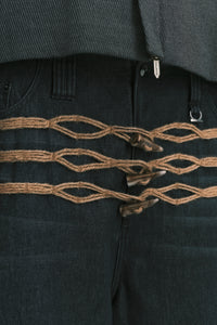 LEON DUFFLE JEANS WASHED BLACK