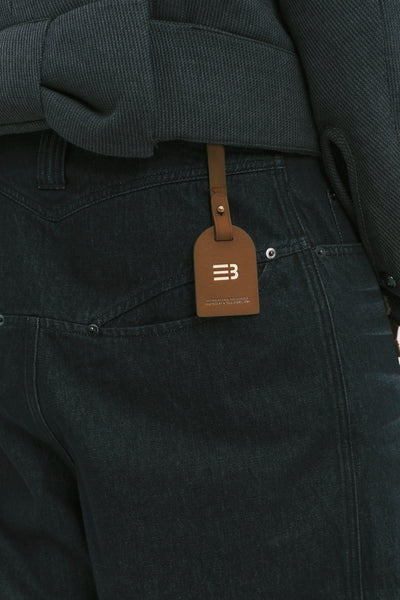LEON DUFFLE JEANS WASHED BLACK