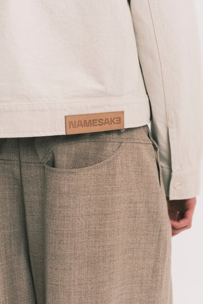 PASSA TOGGLE OVERSHIRT CANNOLI CREAM (NAMESAKE EXCLUSIVE)