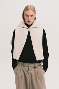PASSA TOGGLE OVERSHIRT CANNOLI CREAM (NAMESAKE EXCLUSIVE)