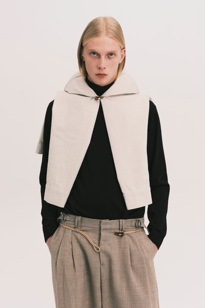 PASSA TOGGLE OVERSHIRT CANNOLI CREAM (NAMESAKE EXCLUSIVE)