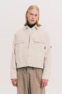 PASSA TOGGLE OVERSHIRT CANNOLI CREAM (NAMESAKE EXCLUSIVE)