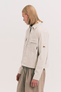 PASSA TOGGLE OVERSHIRT CANNOLI CREAM (NAMESAKE EXCLUSIVE)