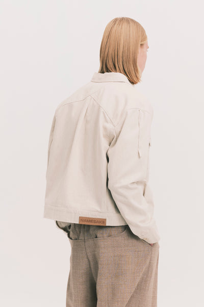 PASSA TOGGLE OVERSHIRT CANNOLI CREAM (NAMESAKE EXCLUSIVE)