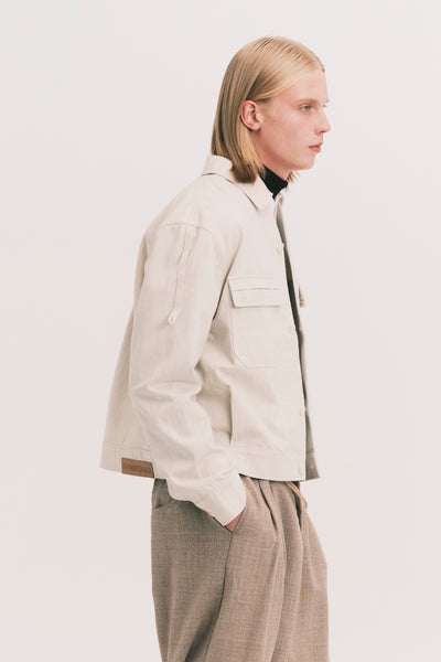 PASSA TOGGLE OVERSHIRT CANNOLI CREAM (NAMESAKE EXCLUSIVE)