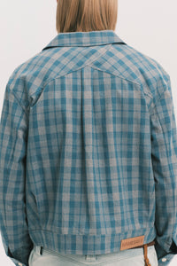 PASSA TOGGLE OVERSHIRT OCEAN GREEN
