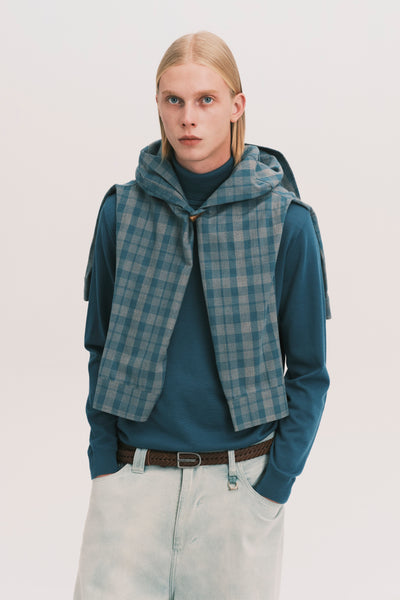 PASSA TOGGLE OVERSHIRT OCEAN GREEN