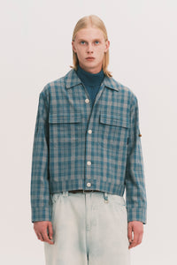 PASSA TOGGLE OVERSHIRT OCEAN GREEN