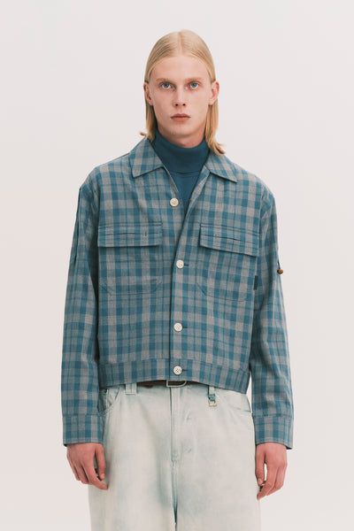 PASSA TOGGLE OVERSHIRT OCEAN GREEN