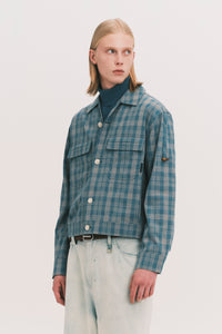 PASSA TOGGLE OVERSHIRT OCEAN GREEN