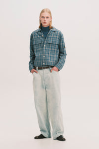 PASSA TOGGLE OVERSHIRT OCEAN GREEN