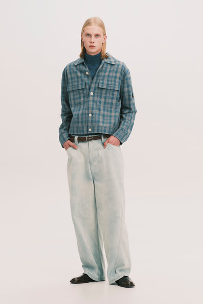 PASSA TOGGLE OVERSHIRT OCEAN GREEN