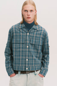 PASSA TOGGLE OVERSHIRT OCEAN GREEN