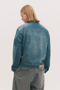 JEAN SHAWL COLLAR DENIM SHIRT DEPTH BLUE (NAMESAKE EXCLUSIVE)
