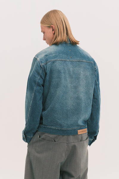 JEAN SHAWL COLLAR DENIM SHIRT DEPTH BLUE (NAMESAKE EXCLUSIVE)