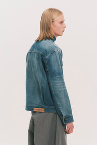 JEAN SHAWL COLLAR DENIM SHIRT DEPTH BLUE (NAMESAKE EXCLUSIVE)