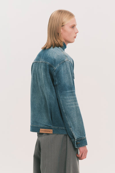 JEAN SHAWL COLLAR DENIM SHIRT DEPTH BLUE (NAMESAKE EXCLUSIVE)