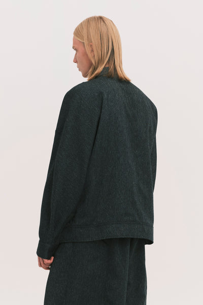 COMO OVERSHIRT GREY HERRINGBONE (NAMESAKE EXCLUSIVE)