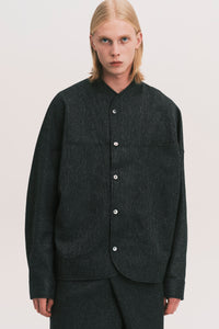 COMO OVERSHIRT GREY HERRINGBONE (NAMESAKE EXCLUSIVE)