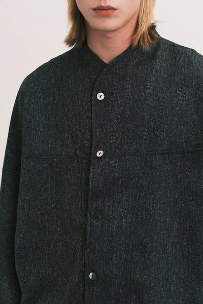 COMO OVERSHIRT GREY HERRINGBONE (NAMESAKE EXCLUSIVE)
