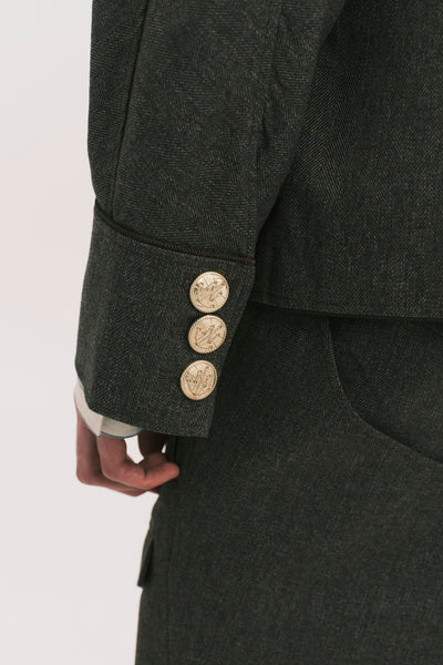 COLEMAN ROYAL OVERSHIRT BROWN HERRINGBONE