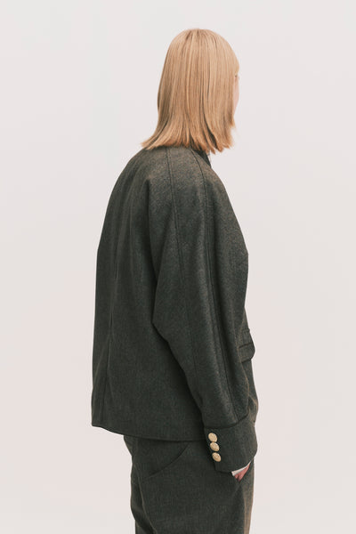 COLEMAN ROYAL OVERSHIRT BROWN HERRINGBONE
