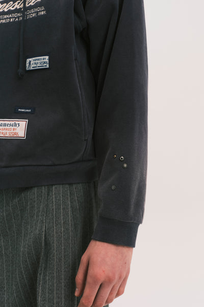 CRUISER CREW HOODIE NAVY BLUE