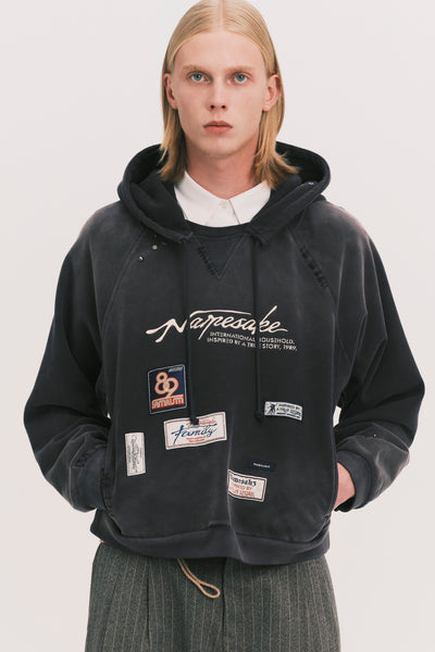 CRUISER CREW HOODIE NAVY BLUE