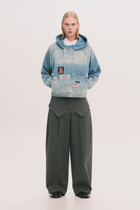 CRUISER CREW HOODIE SALT GREEN