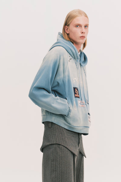CRUISER CREW HOODIE SALT GREEN