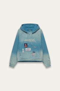 CRUISER CREW HOODIE SALT GREEN