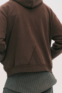 VICO TOGGLE HOODIE WASHED BROWN (NAMESAKE EXCLUSIVE)