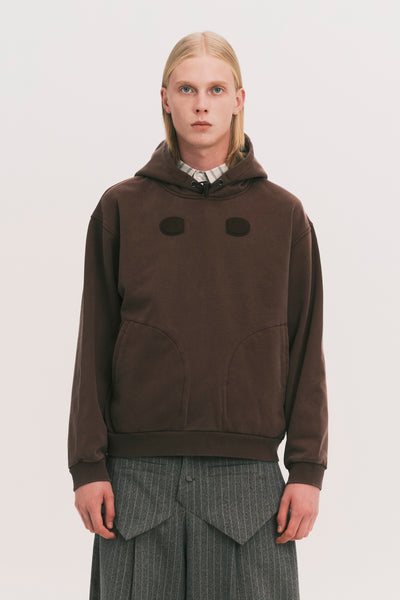VICO TOGGLE HOODIE WASHED BROWN (NAMESAKE EXCLUSIVE)