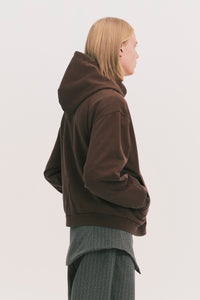 VICO TOGGLE HOODIE WASHED BROWN (NAMESAKE EXCLUSIVE)