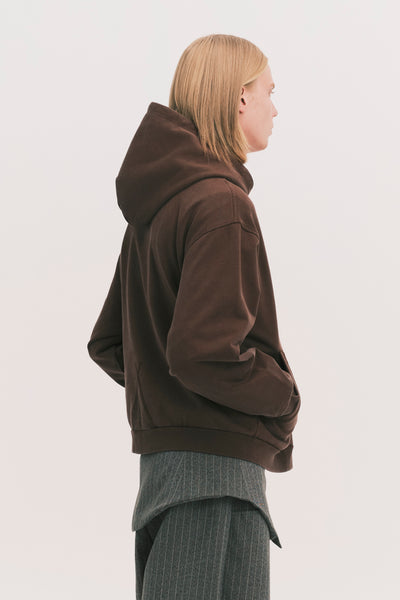 VICO TOGGLE HOODIE WASHED BROWN (NAMESAKE EXCLUSIVE)