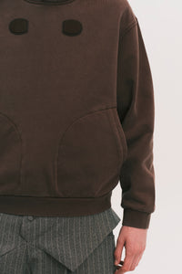 VICO TOGGLE HOODIE WASHED BROWN (NAMESAKE EXCLUSIVE)