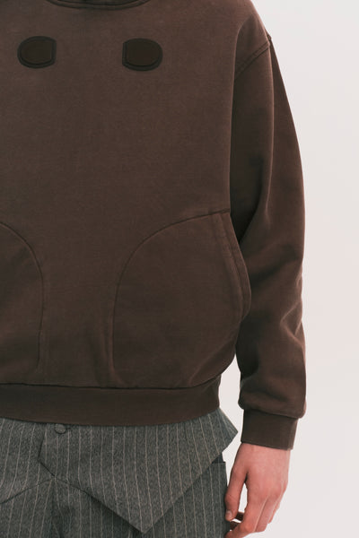 VICO TOGGLE HOODIE WASHED BROWN (NAMESAKE EXCLUSIVE)