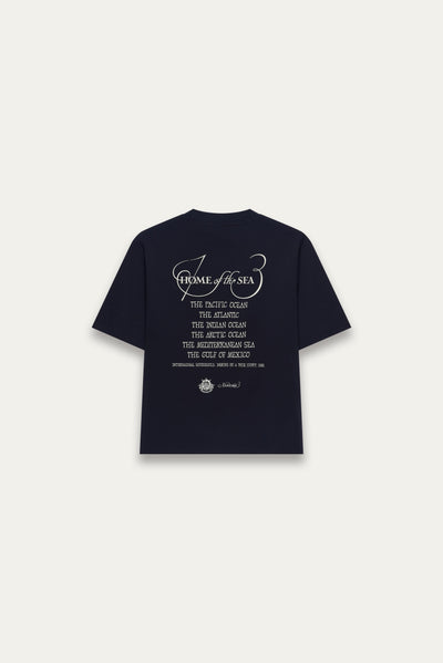 MARYS OCEAN TEE DEPTH BLUE